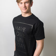 Load image into Gallery viewer, The Men&#39;s Black on Black Street Tee