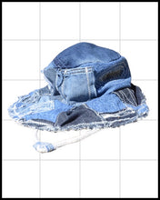 Load image into Gallery viewer, Patchwork Denim Field Hat