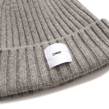Load image into Gallery viewer, Recycled Cashmere Beanie - Grey