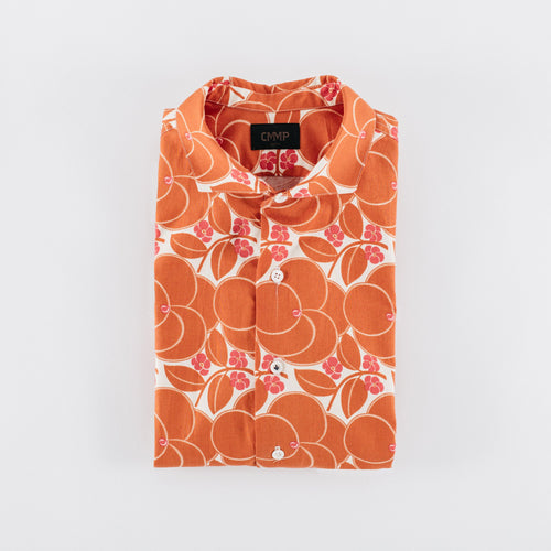 BBQ Shirt - Orange Floral