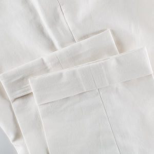 Hamptons White Cotton Pant