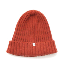Load image into Gallery viewer, Recycled Cashmere Beanie - Orange