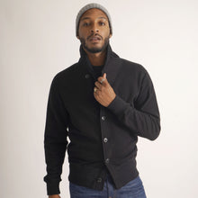 Load image into Gallery viewer, Lounge Cardigan - Black