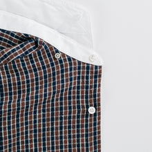 Load image into Gallery viewer, Blue / Brown Gingham Shirt