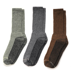 Anti-Microbial Silver/Cotton Socks - 3 pack